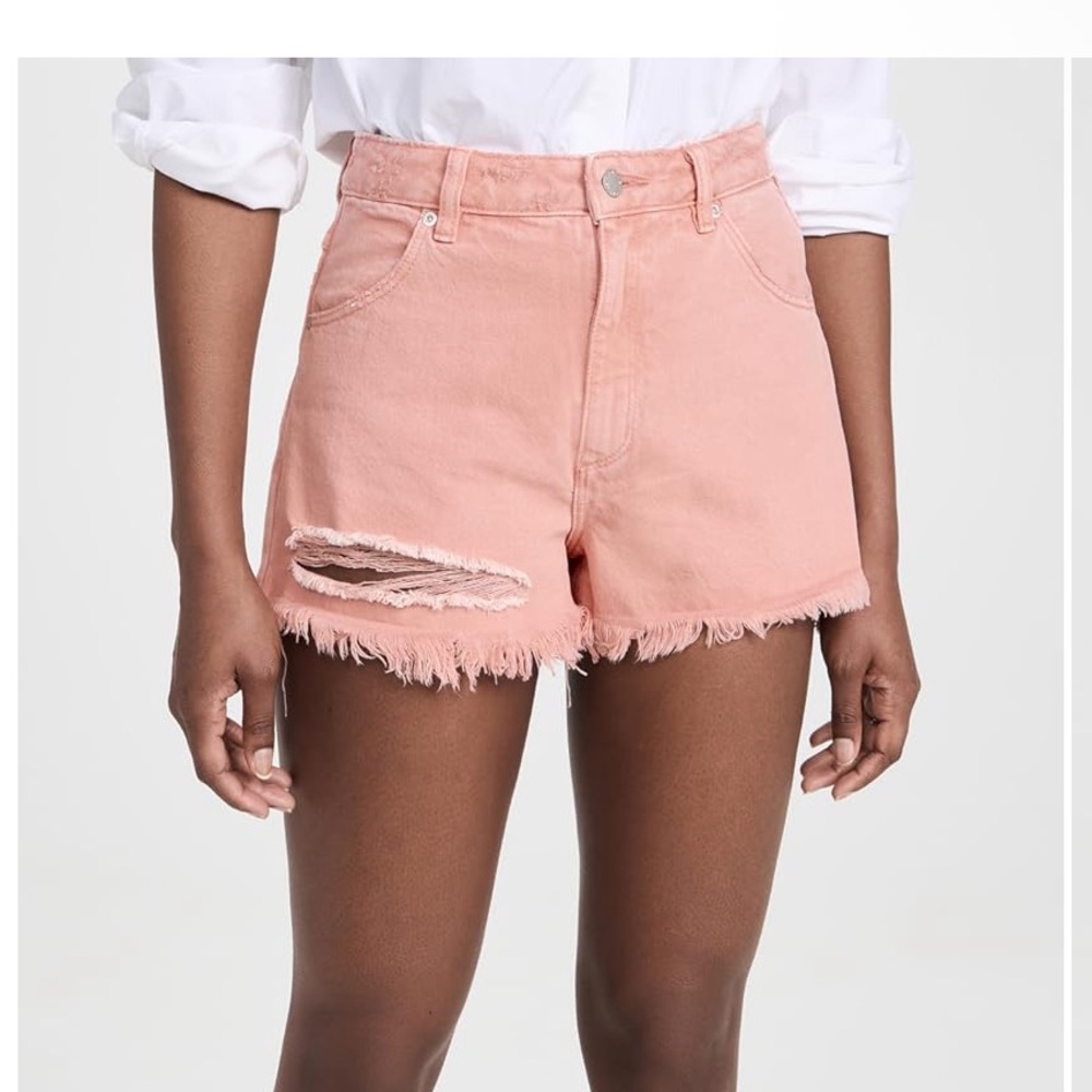 Rolla’s Dusters High Waisted Shorts In Layla Peony Wash